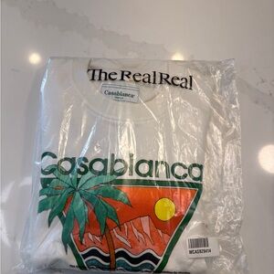 Casablanca White Graphic Sweatshirt